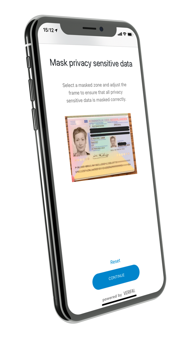 Image highlighting privacy filters on mobile