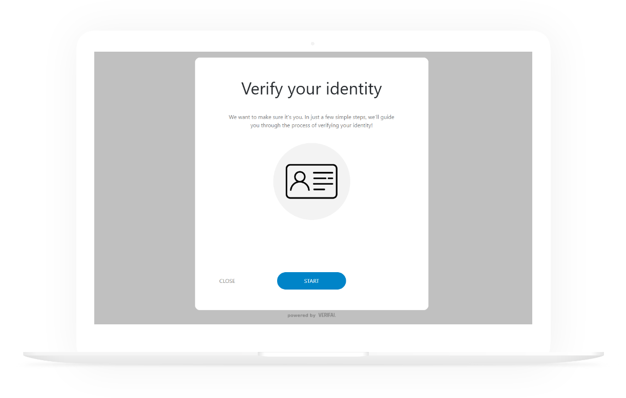 Identity verification for your website