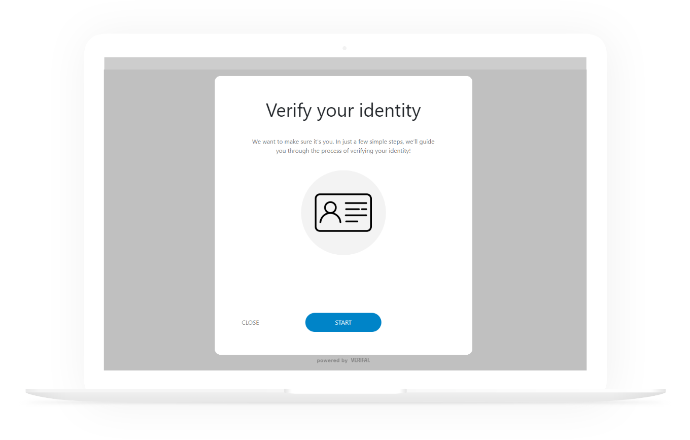 Identity check on web